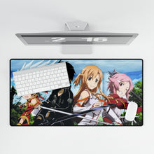 Load image into Gallery viewer, Silica,Kirito,Asuna and Lisbeth Mouse Pad (Desk Mat)
