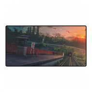 Anime Train Station Mouse Pad (Desk Mat)