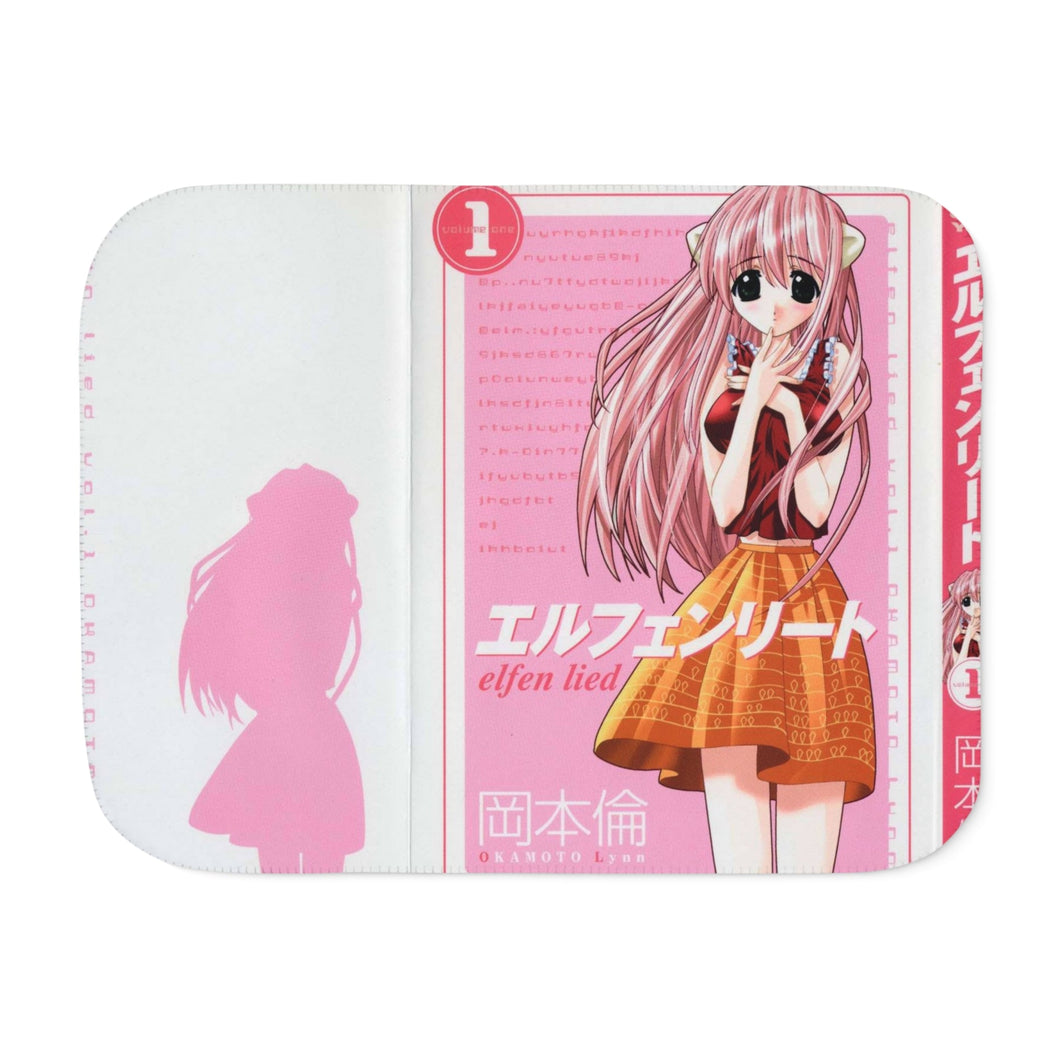 Anime Elfen Liedr Sherpa Blanket