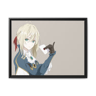 Anime Violet Evergarden Canvas Framed Art Print