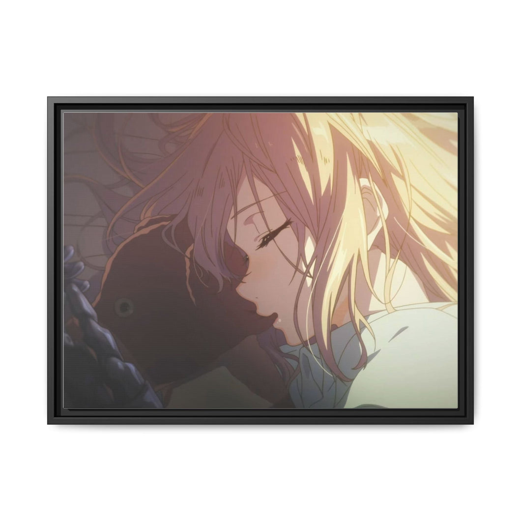Anime Violet Evergardenr Canvas Framed Art Print