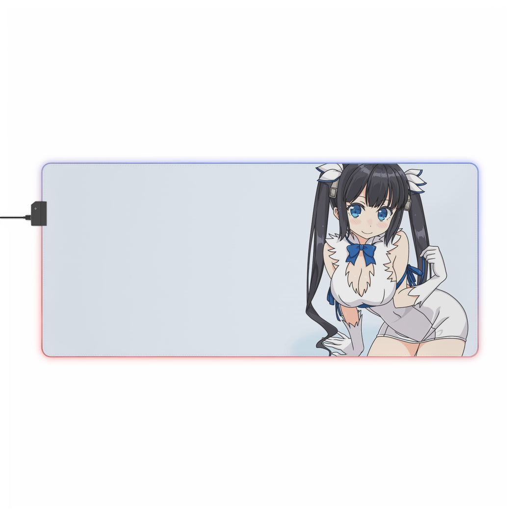Is It Wrong to Try to Pick Up Girls in a Dungeon? Hestia RGB LED Mouse Pad (Desk Mat)