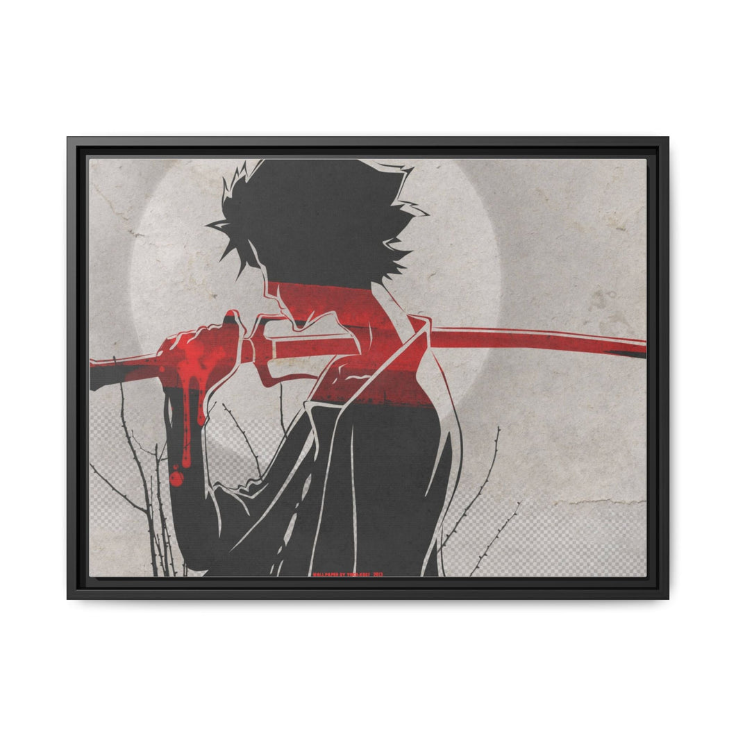 Anime Samurai Champloo Canvas Framed Art Print