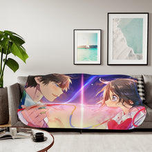 Load image into Gallery viewer, Your Name. Sherpa Blanket

