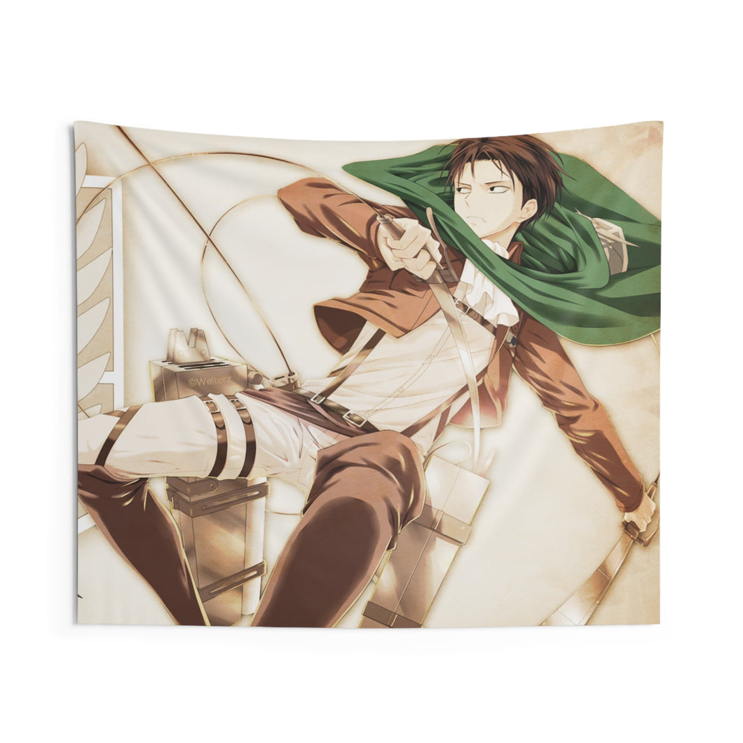 Shingeki no Kyonjin - Captain Levi Indoor Wall Tapestry