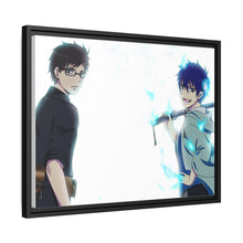 Load image into Gallery viewer, Blue Exorcist Canvas Framed Art Print
