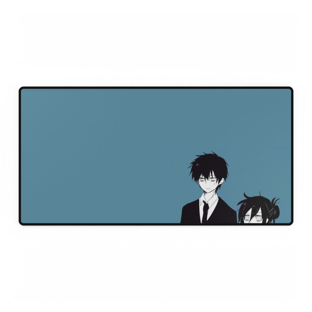 Tomoko and Tomoki Mouse Pad (Desk Mat)