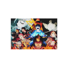 Load image into Gallery viewer, Blue Exorcist Rin Okumura, Yukio Okumura, Kuro, Shura Kirigakure, Shiemi Moriyama Rug
