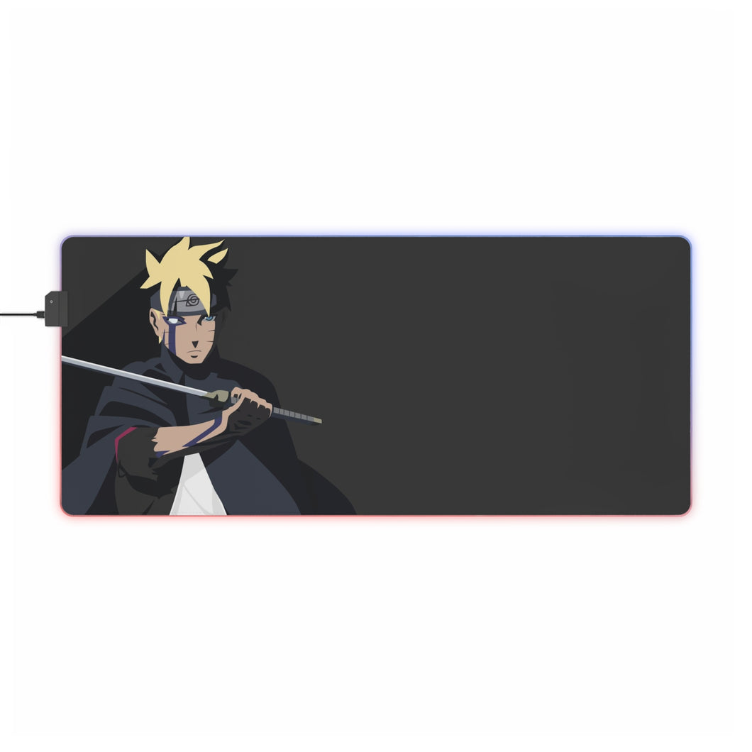 Boruto: Naruto Next Generations Boruto Uzumaki RGB LED Mouse Pad (Desk Mat)