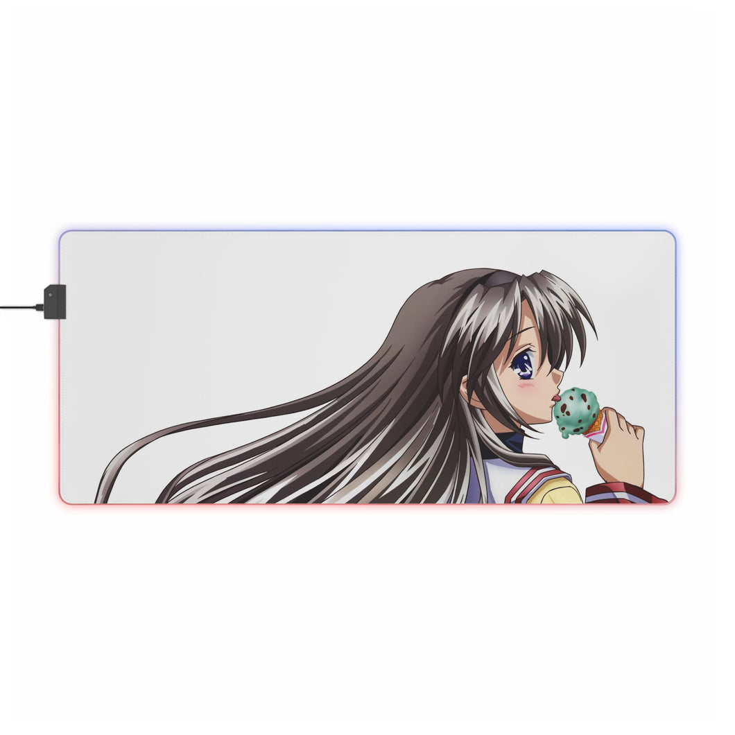 Clannad Tomoyo Sakagami RGB LED Mouse Pad (Desk Mat)