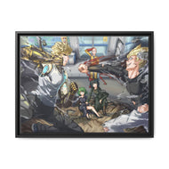 Anime One-Punch Man Canvas Framed Art Print