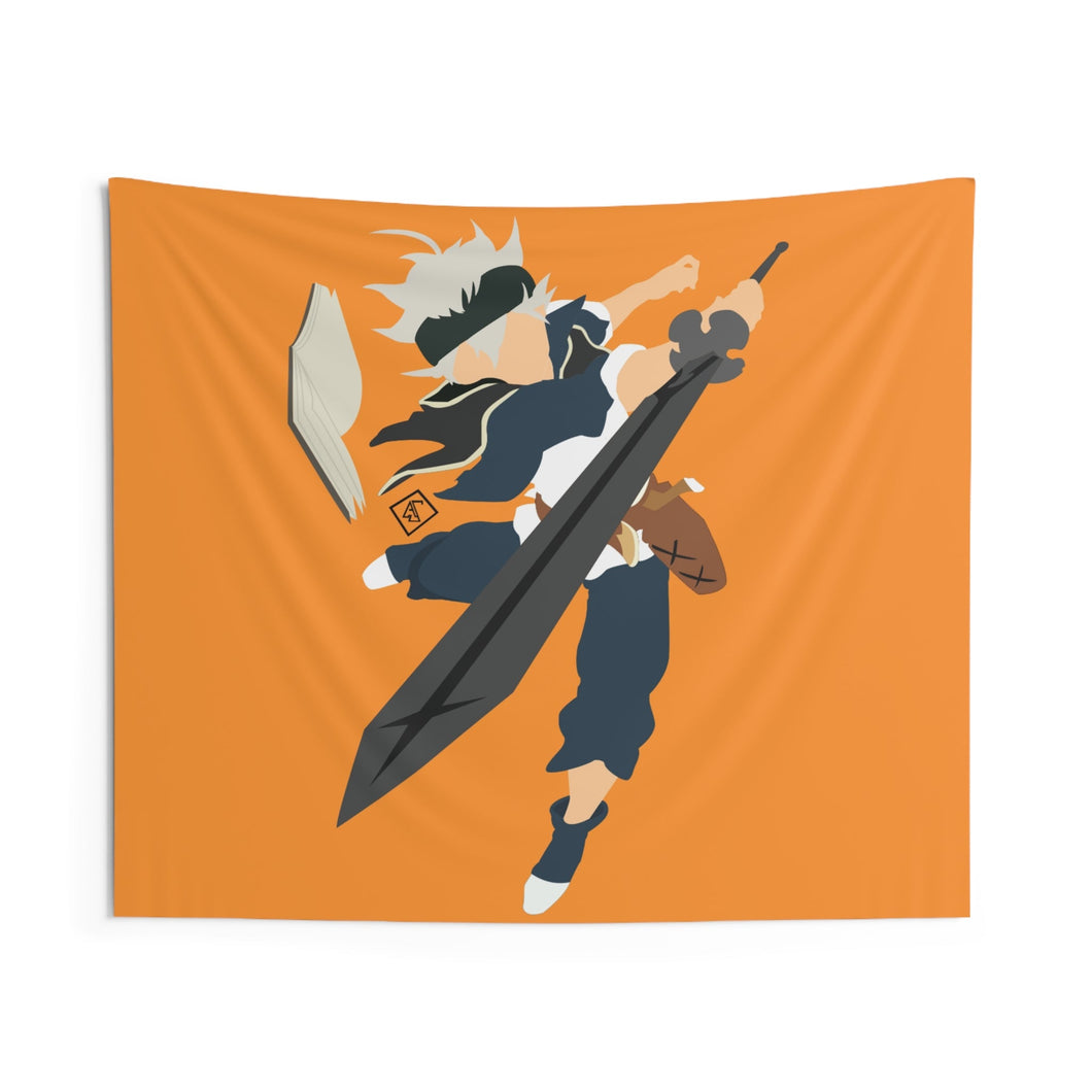 Black Clover Asta Indoor Wall Tapestry