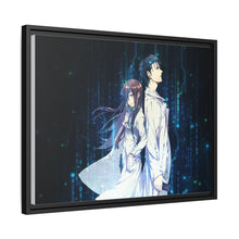 Load image into Gallery viewer, Okabe and Kurisu Canvas Framed Art Print
