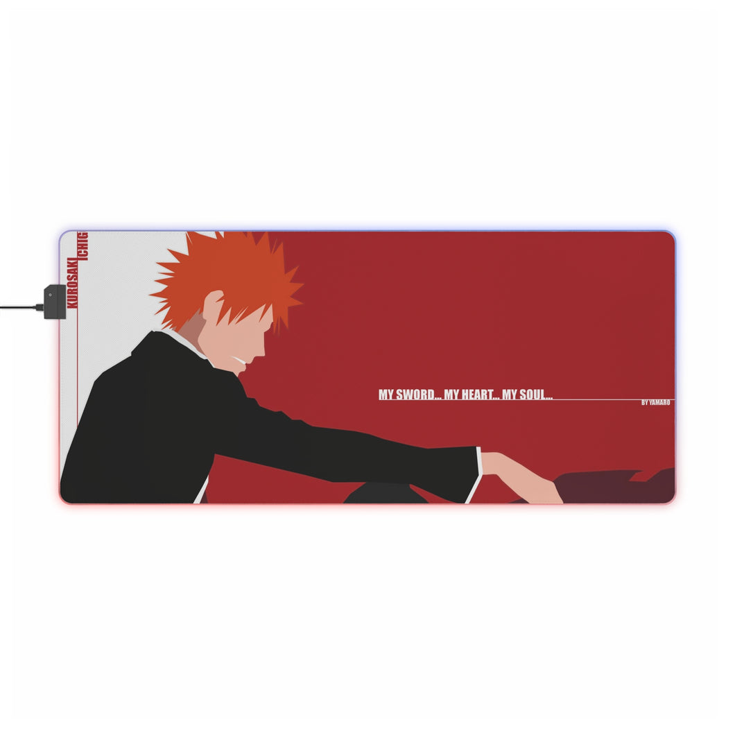 Anime Bleach RGB LED Mouse Pad (Desk Mat)