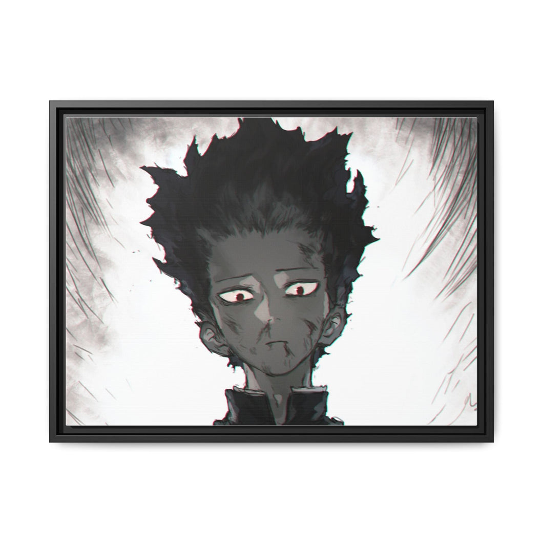 Anime Mob Psycho 100 Canvas Framed Art Print