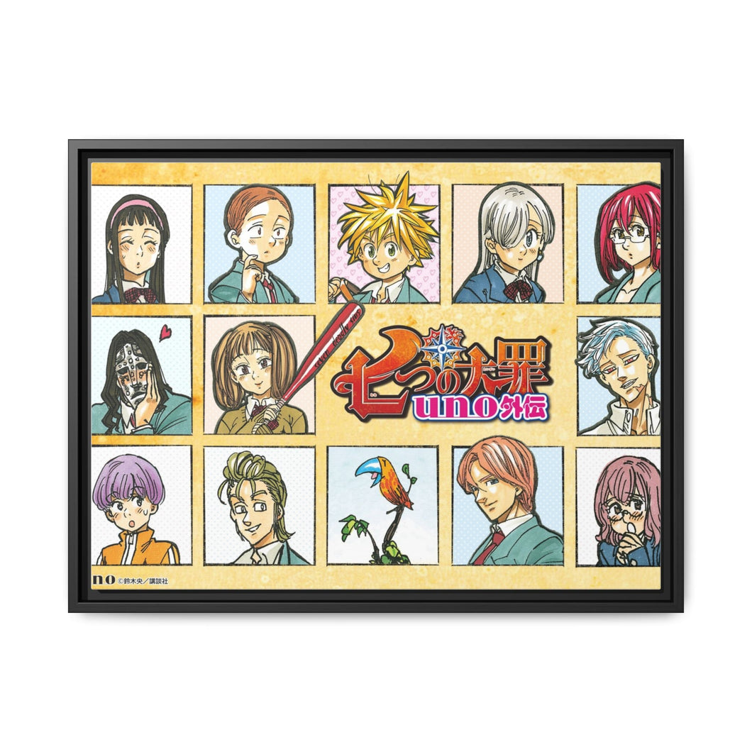 Anime The Seven Deadly Sins Canvas Framed Art Print