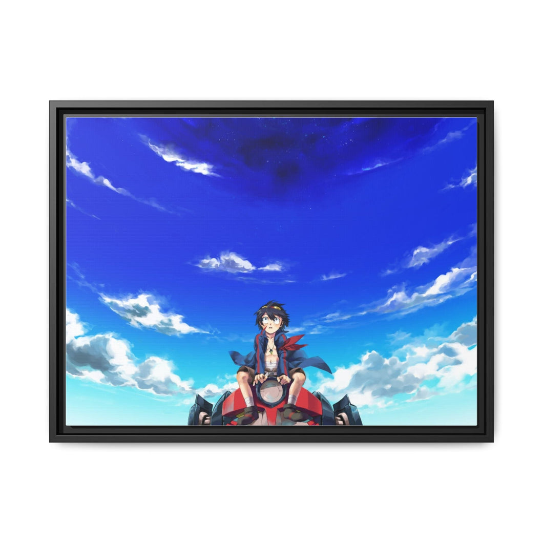 Tengen Toppa Gurren Lagann Canvas Framed Art Print