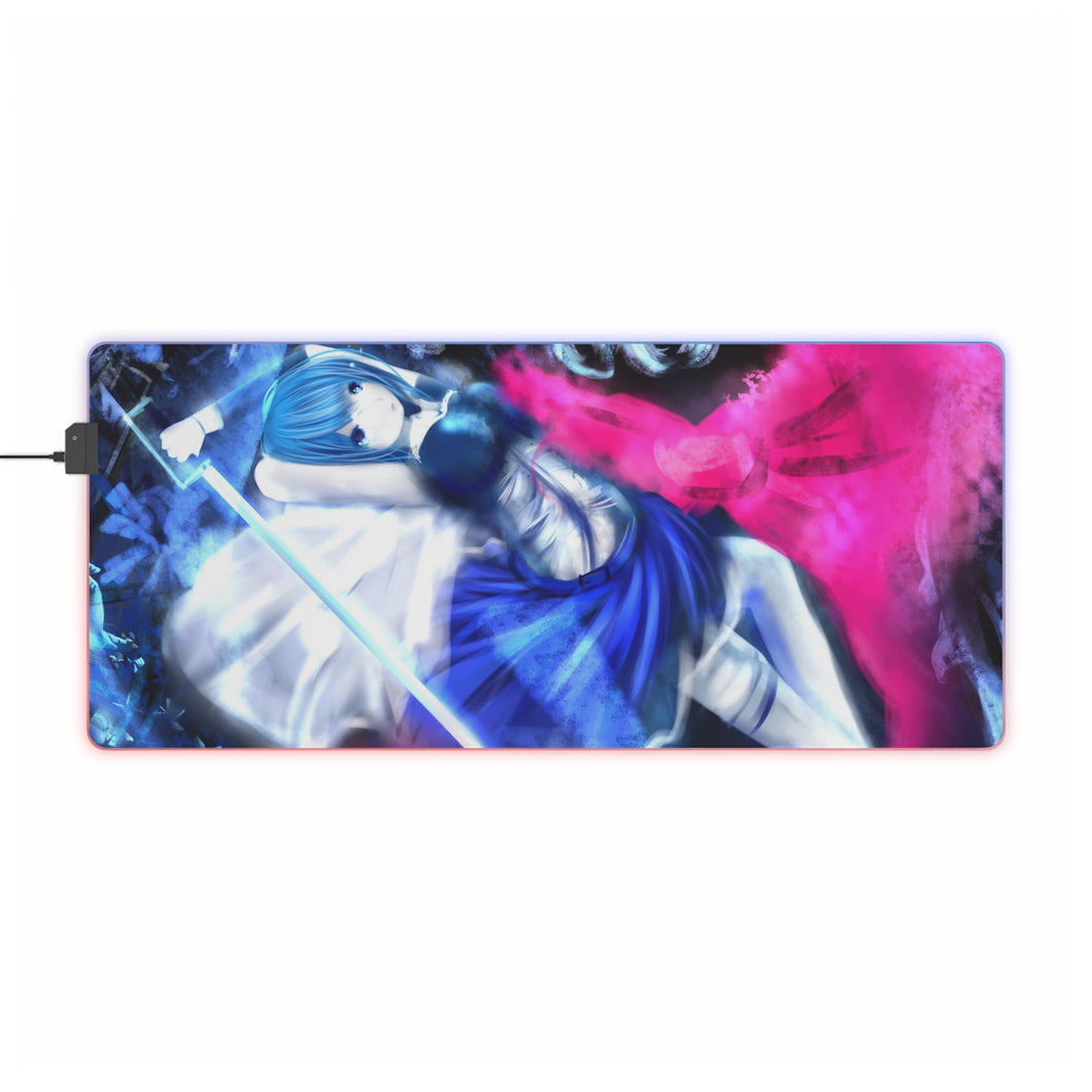 Puella Magi Madoka Magica Sayaka Miki RGB LED Mouse Pad (Desk Mat)