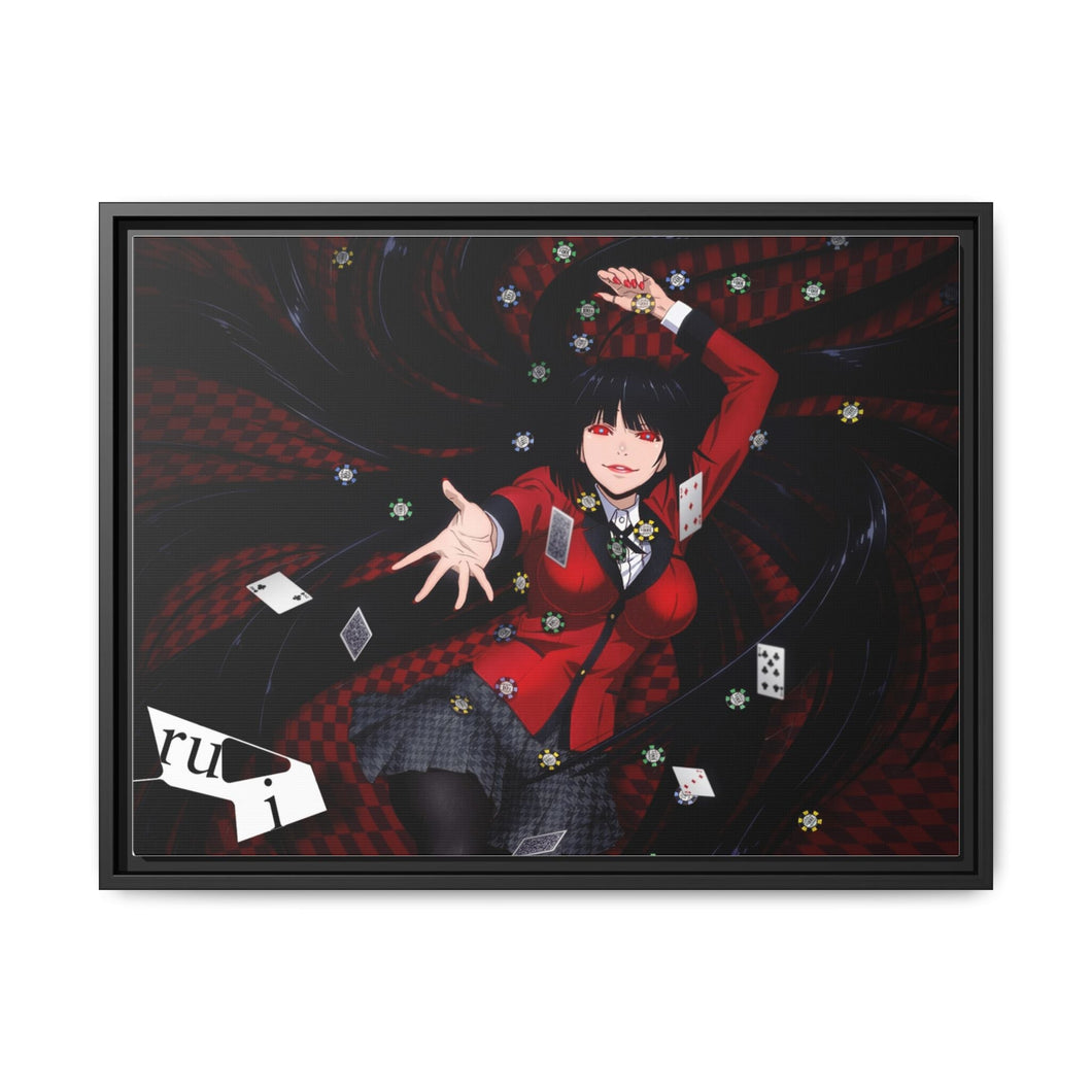 Jabami yumeko Canvas Framed Art Print