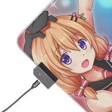 Load image into Gallery viewer, Is The Order A Rabbit? RGB LED Mouse Pad (Desk Mat)
