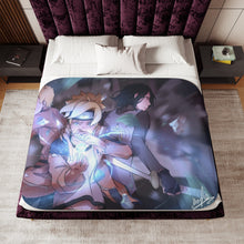Load image into Gallery viewer, Naruto, Sasuke and Boruto Sherpa Blanket
