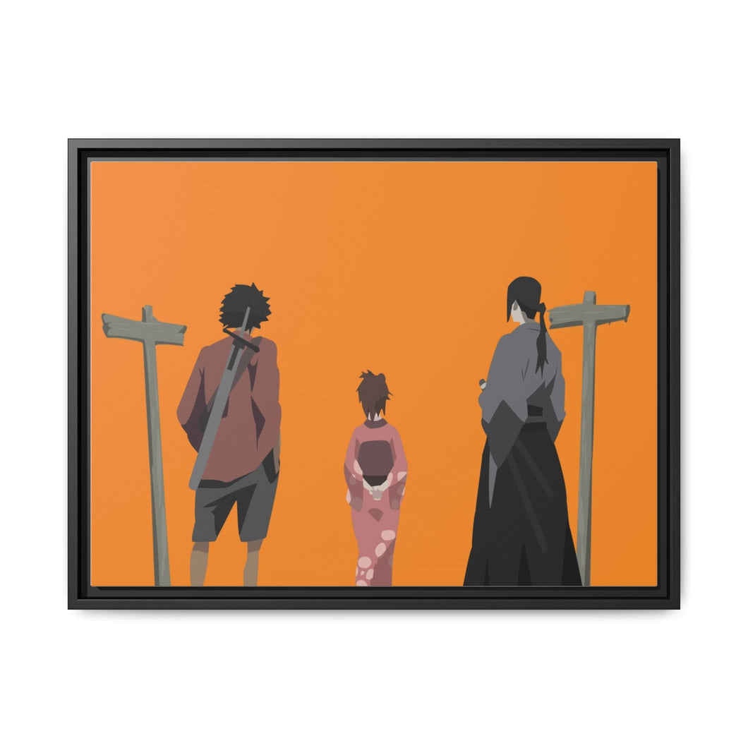Anime Samurai Champloo Canvas Framed Art Print