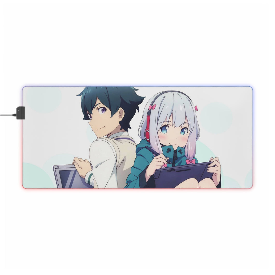 EroManga-Sensei RGB LED Mouse Pad (Desk Mat)