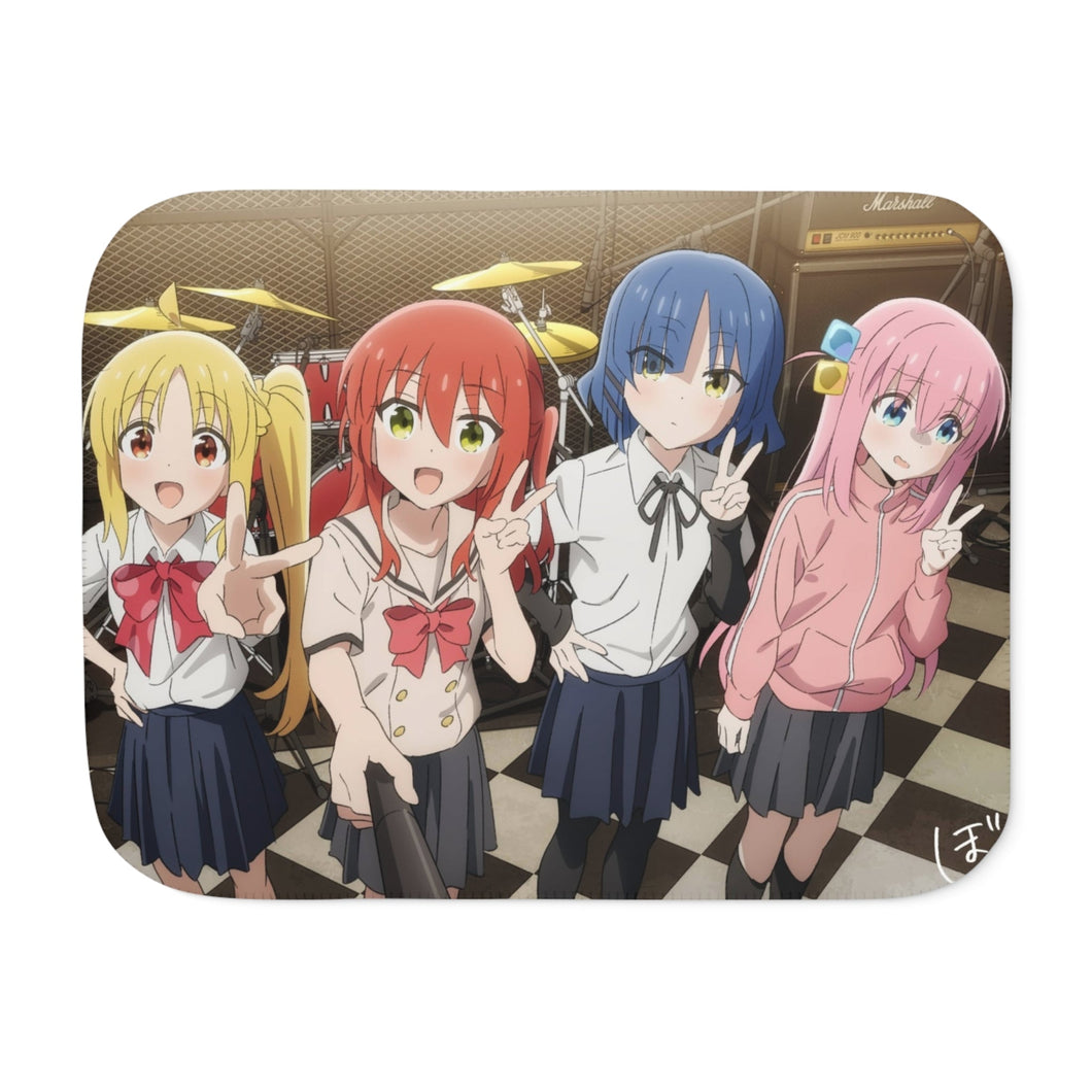 Bocchi the Rock Sherpa Blanket