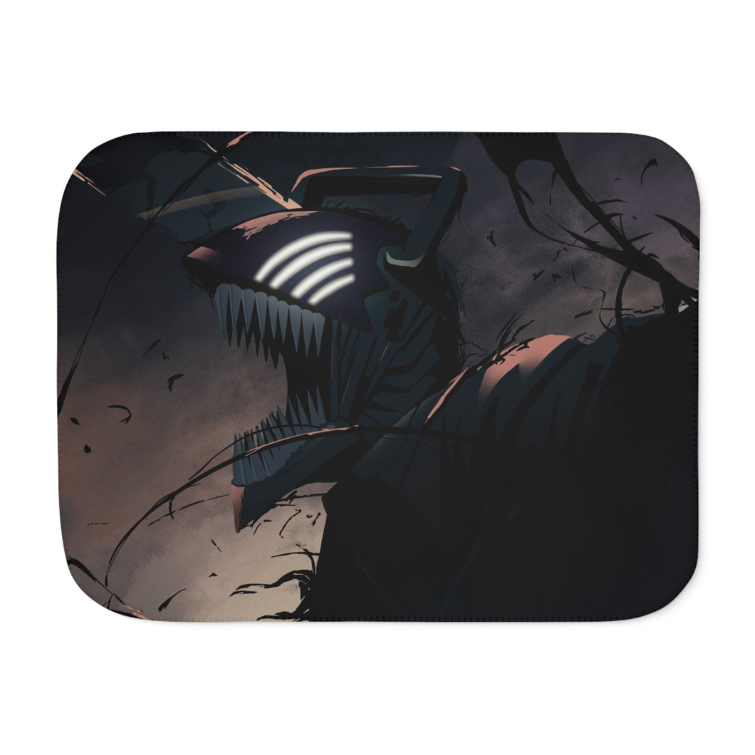 Anime Chainsaw Man Sherpa Blanket