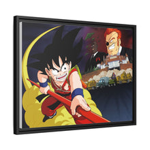 Load image into Gallery viewer, Goku vs. Red Ribbon Army Canvas Framed Art Print
