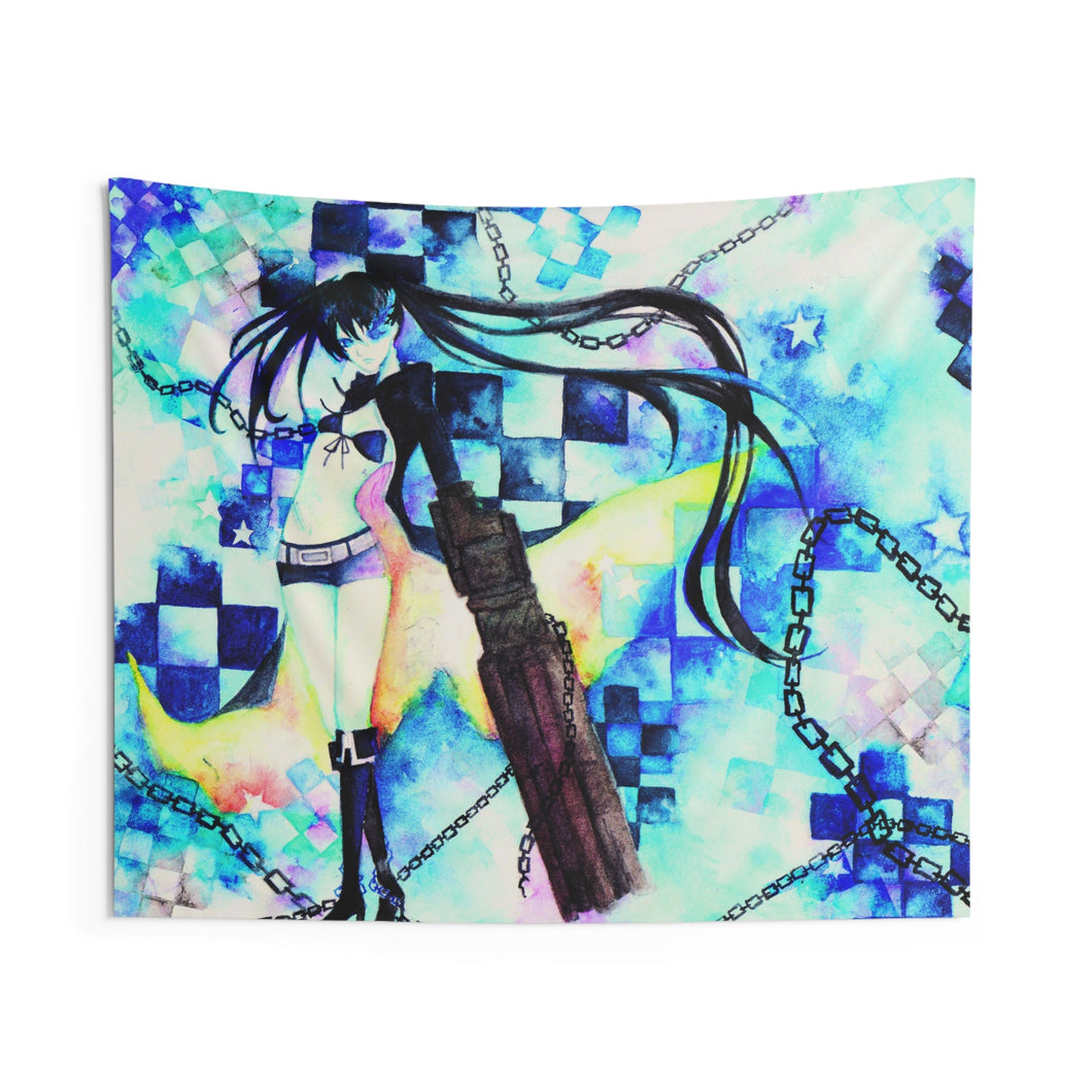 Black Rock Shooter Indoor Wall Tapestry