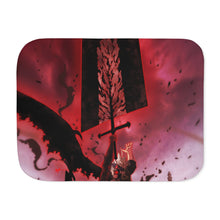 Load image into Gallery viewer, Black Clover Asta Sherpa Blanket
