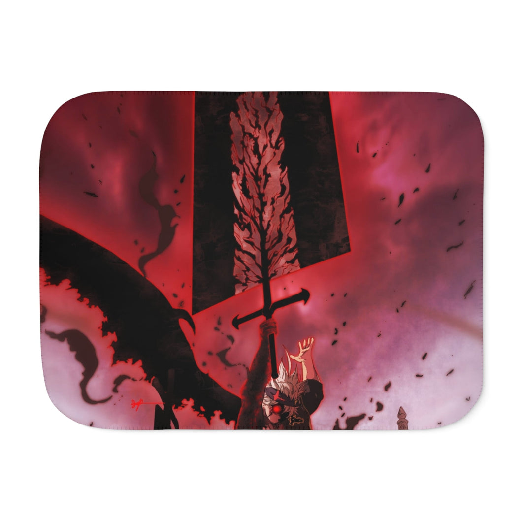 Black Clover Asta Sherpa Blanket