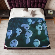 Load image into Gallery viewer, Princess Mononoke Sherpa Blanket
