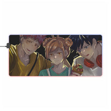 Load image into Gallery viewer, Crêpe Nobara Kugisaki and Yuji Itadori RGB LED Mouse Pad (Desk Mat)
