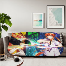 Load image into Gallery viewer, Anime Food Wars: Shokugeki no Soma Sherpa Blanket
