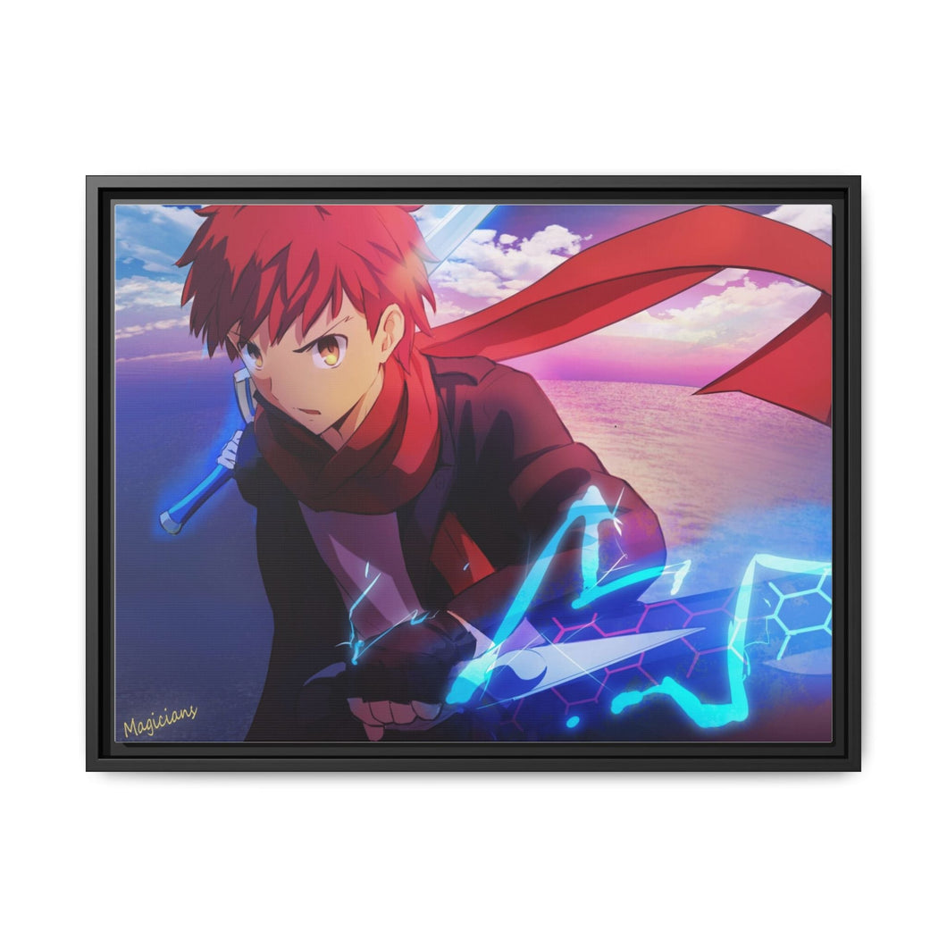 Anime Fate/Stay Night Canvas Framed Art Print