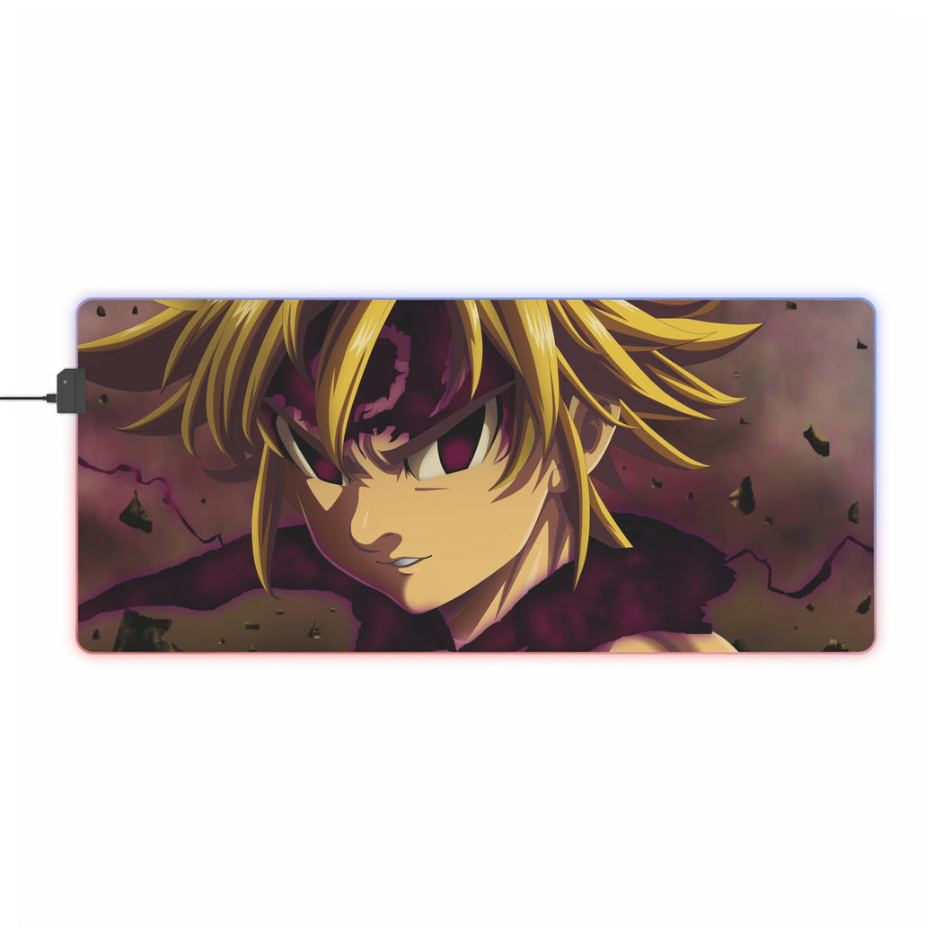 The Seven Deadly Sins Meliodas RGB LED Mouse Pad (Desk Mat)