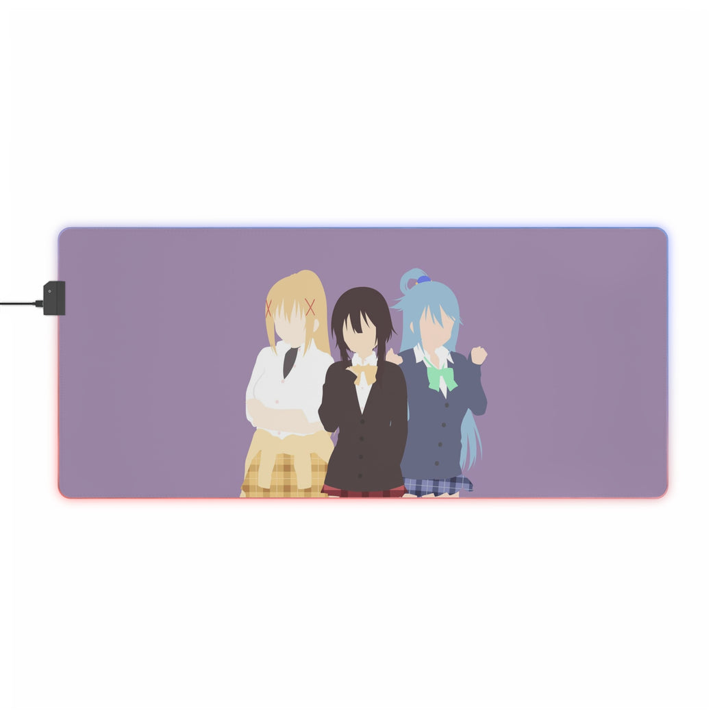 KonoSuba - God’s Blessing On This Wonderful World!! RGB LED Mouse Pad (Desk Mat)