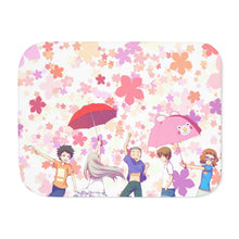 Load image into Gallery viewer, Anohana Meiko Honma, Jinta Yadomi, Naruko Anjou, Tetsudou Hisakawa, Chiriko Tsurumi Sherpa Blanket
