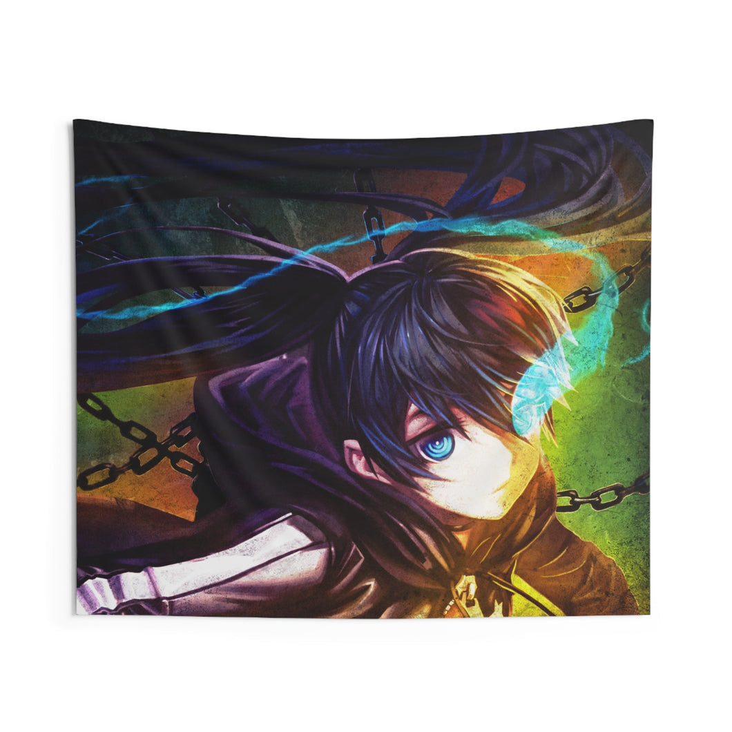 Black Rock Shooter Indoor Wall Tapestry