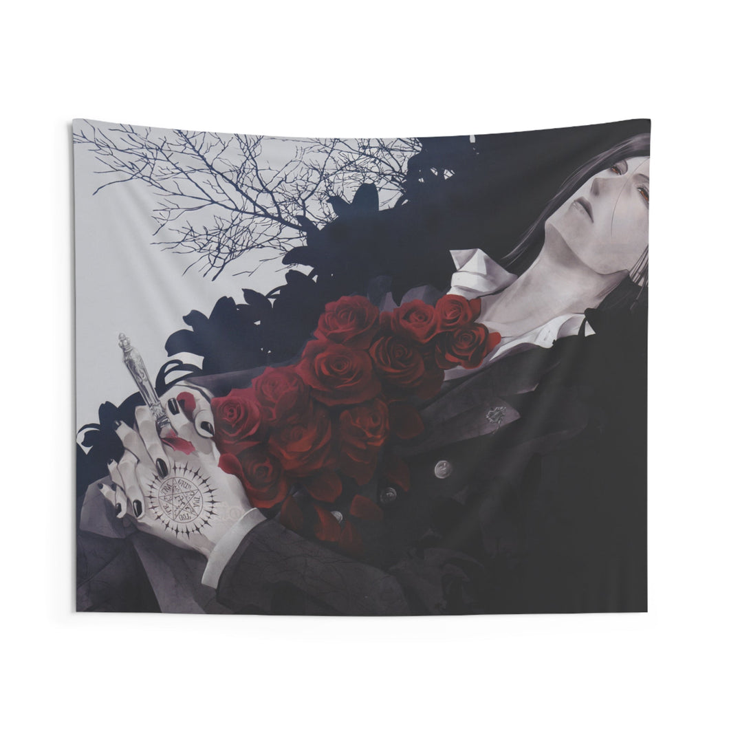 Black Butler Indoor Wall Tapestry