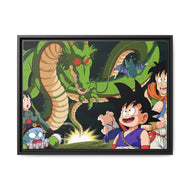 The secret of 7 Dragon Balls Canvas Framed Art Print