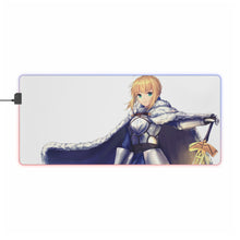 Load image into Gallery viewer, Saber (Fate Series) RGB LED Mouse Pad (Desk Mat)
