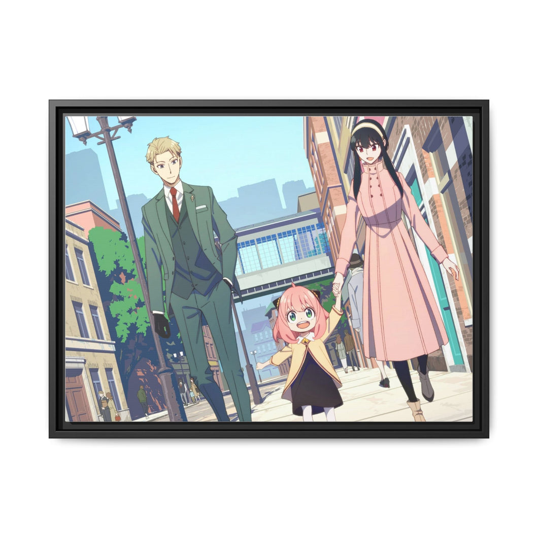 Anime Spy x Family Canvas Framed Art Print