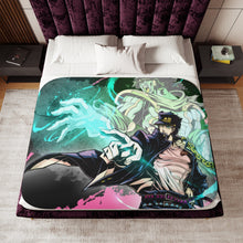 Load image into Gallery viewer, Anime Jojo&#39;s Bizarre Adventurer Sherpa Blanket
