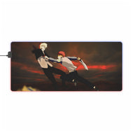 Fate Stay Night UBW Shirou VS Gilgamesh RGB LED Mouse Pad (Desk Mat)