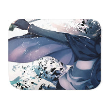 Load image into Gallery viewer, Sasuke Uchiha Sherpa Blanket
