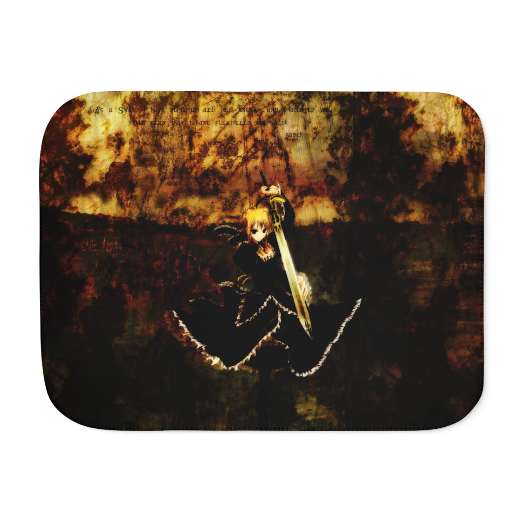 Anime Fate/Stay Nightr Sherpa Blanket