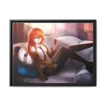 Load image into Gallery viewer, Makise Kurisu Canvas Framed Art Print
